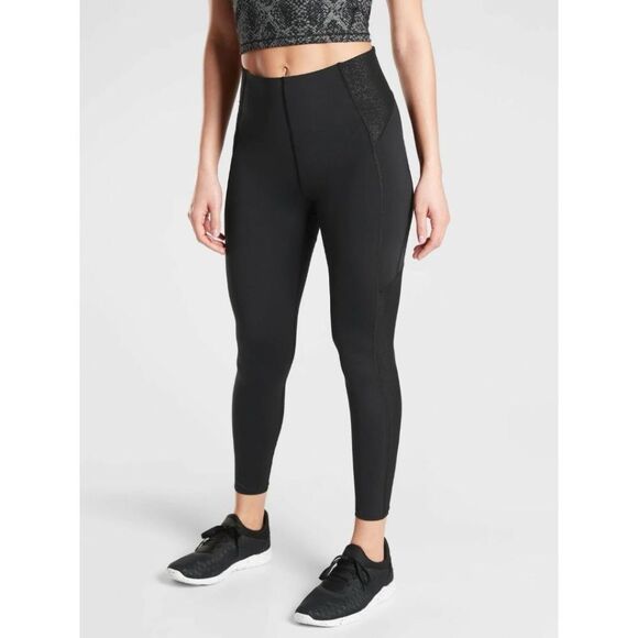 ATHLETA Stay Fly Reflective 7/8 Tight *Tall - Picture 1 of 14